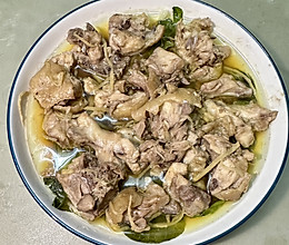 简单快手家庭下饭菜姜蒸鸡的做法
