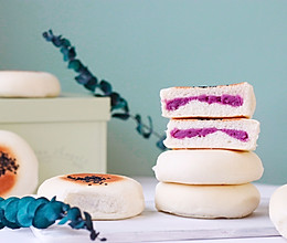 #换着花样吃早餐#一次发酵｜日式紫薯包的做法