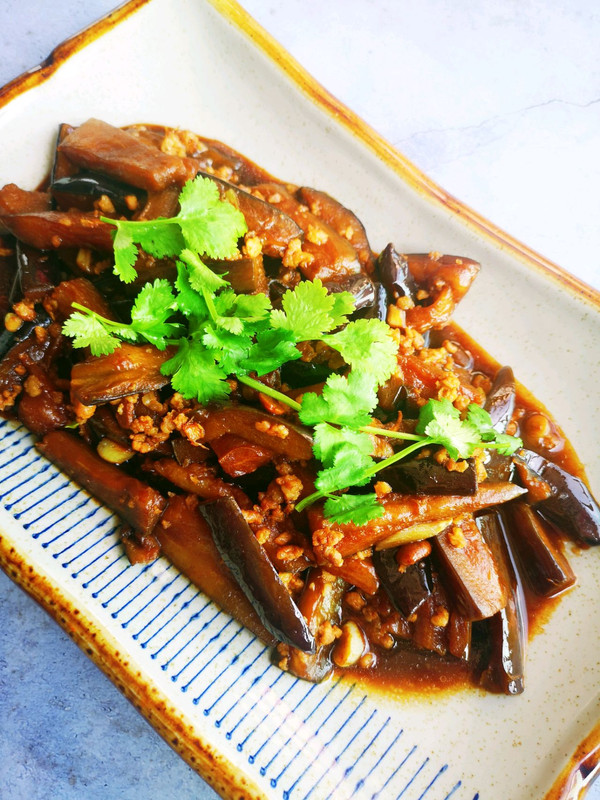 肉末酱香茄子