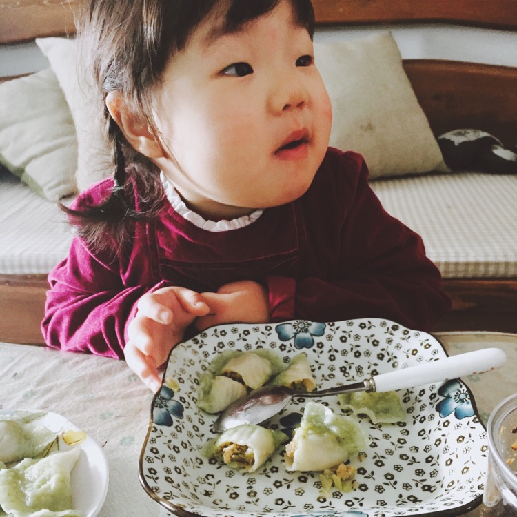 翡翠猪肉芸豆饺子的做法图解13