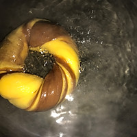 双色南瓜贝果~天然酵种的做法图解15