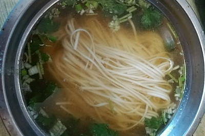 快手鸡汤面