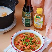虾仁蒸蛋#太太乐鲜鸡汁玩转健康快手菜#的做法图解2