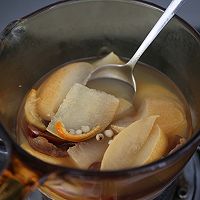 #流感季饮食攻略#清甜润燥的暖暖甜汤～薏仁陈皮雪梨汤的做法图解9