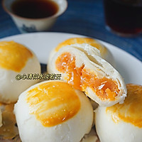 #在夏日饮饮作乐#奶黄流心酥的做法图解14