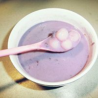 牛奶紫薯小丸子的做法图解5