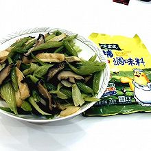 #轻食季怎么吃#青菜炒香菇