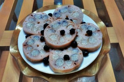 蓝莓糯米藕