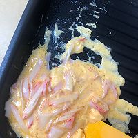 滑蛋蟹柳全麦贝果的做法图解5