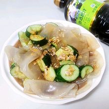 #珍选捞汁 健康轻食季#山药粉皮拌黄瓜