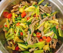 小炒黄牛肉的做法