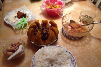 开花八宝饭