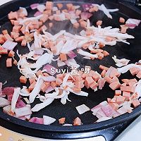 减脂 | 秘方西兰花玉米火腿烘蛋的做法图解4