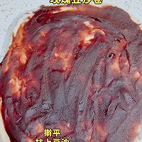#寻味外婆乡传承春日宴#玫瑰豆沙卷的做法图解3
