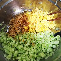 虾米黄瓜蒸饺的做法图解4