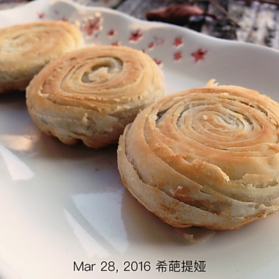 金酥豆沙饼