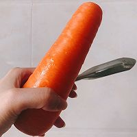 100道减肥餐—5道:胡萝卜蟹肉厚蛋烧！的做法图解2