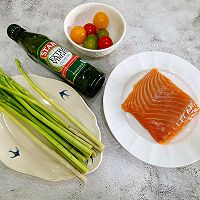 #挪威三文鱼#简单又好吃的/香煎蛋黄酱三文鱼的做法图解1