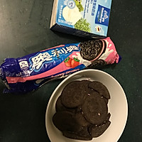 奥利奥咸奶油巧克力淋面蛋糕+#百吉福食尚达人#的做法图解2