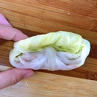白菜包肉-减脂蔬菜饺子的做法图解7