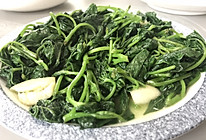 清炒自家种的“地瓜叶”菜的做法