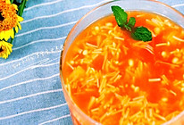 爽口开胃汤—番茄金针菇汤的做法