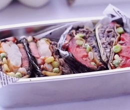 低脂海鲜杂粮紫菜饭团的做法