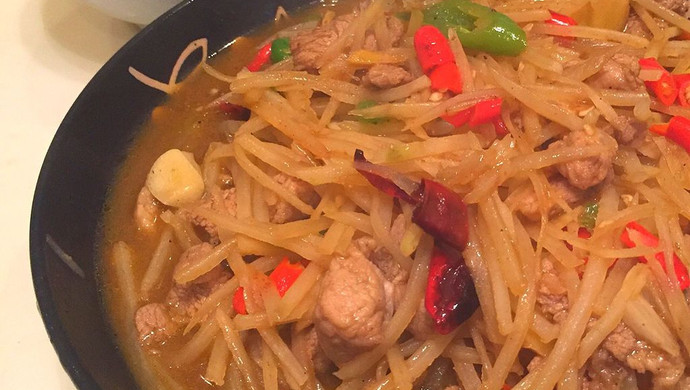 精致土豆肉丝