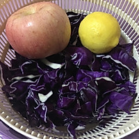 紫甘蓝菜汁#节后清肠大作战#的做法图解4
