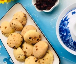 #莓语健康日记#迷你蔓越莓麻薯包——糯米粉版的做法