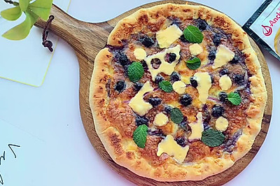 蓝莓奶酪芝心披萨