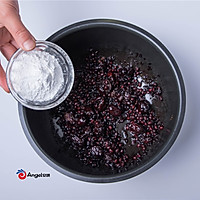 红豆黑米水晶粘豆包，免发面！健康营养养生杂粮包的做法图解3