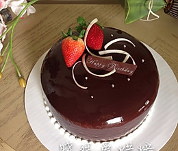镜子淋面蛋糕--------巧克力淋面蛋糕的做法
