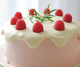 【视频】树莓奶油 滴落蛋糕的做法