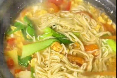 茄蔬豆腐鸡蛋面