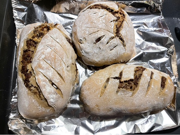 黑麦有机面粉红豆薏米粗粮面包美味去湿减肥餐的做法