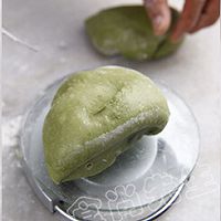 抹茶红豆吐司的做法图解2