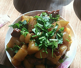 土豆炖牛键的做法