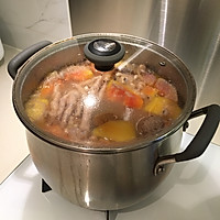 木瓜花生眉豆鸡脚汤（广东汤）的做法图解5