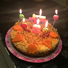 自制狗狗健康生日蛋糕