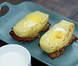 颠覆式的美味减脂餐——培根土豆蛋的做法