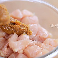 低碳菜花鸡胸肉饭的做法图解4