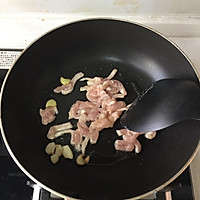 肉丝虾仁炒刀豆的做法图解3