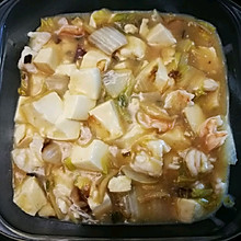 烧虾仁白菜豆腐