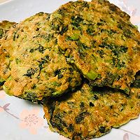 茼蒿鸡蛋饼的做法图解4