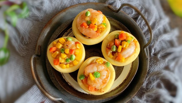 虾仁什锦杂粮包