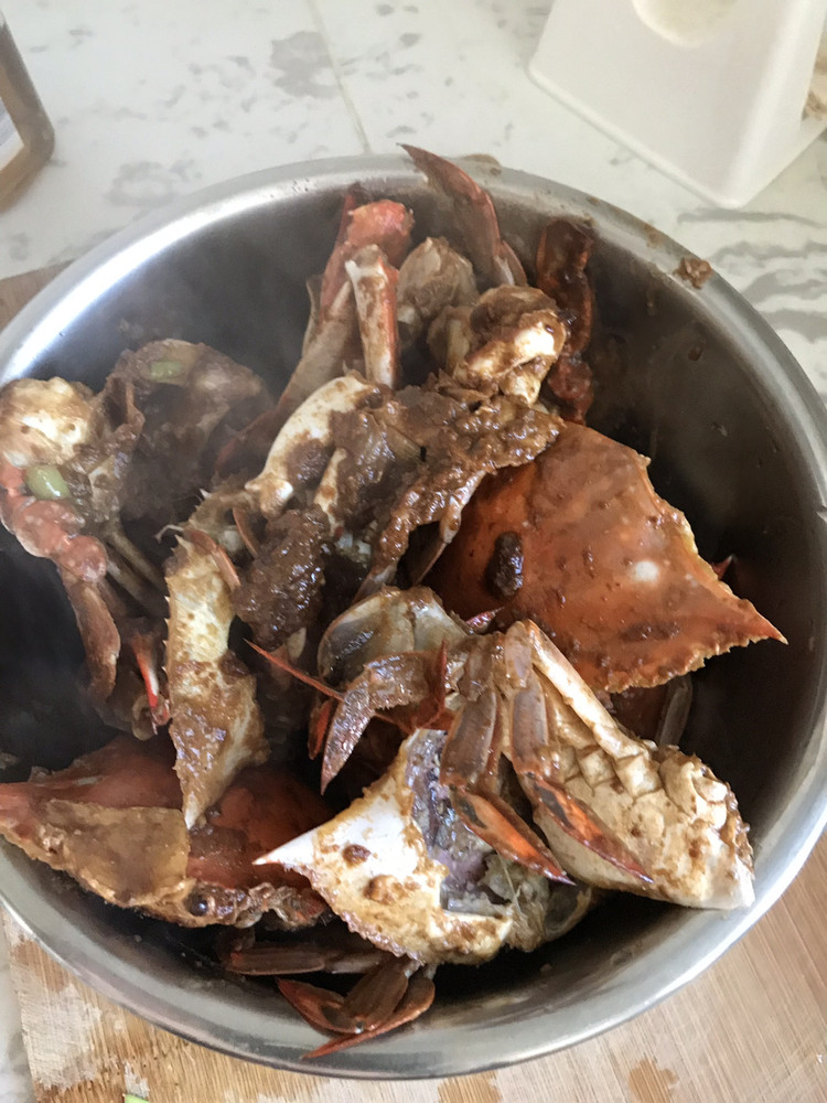 酱炒飞蟹的做法