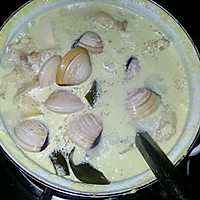 海带蛤蜊奶油汤的做法图解6