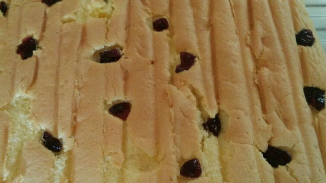 蔓越莓海绵蛋糕的做法