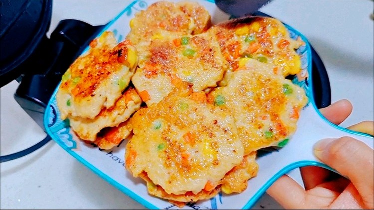 鲜蔬鸡肉饼的做法